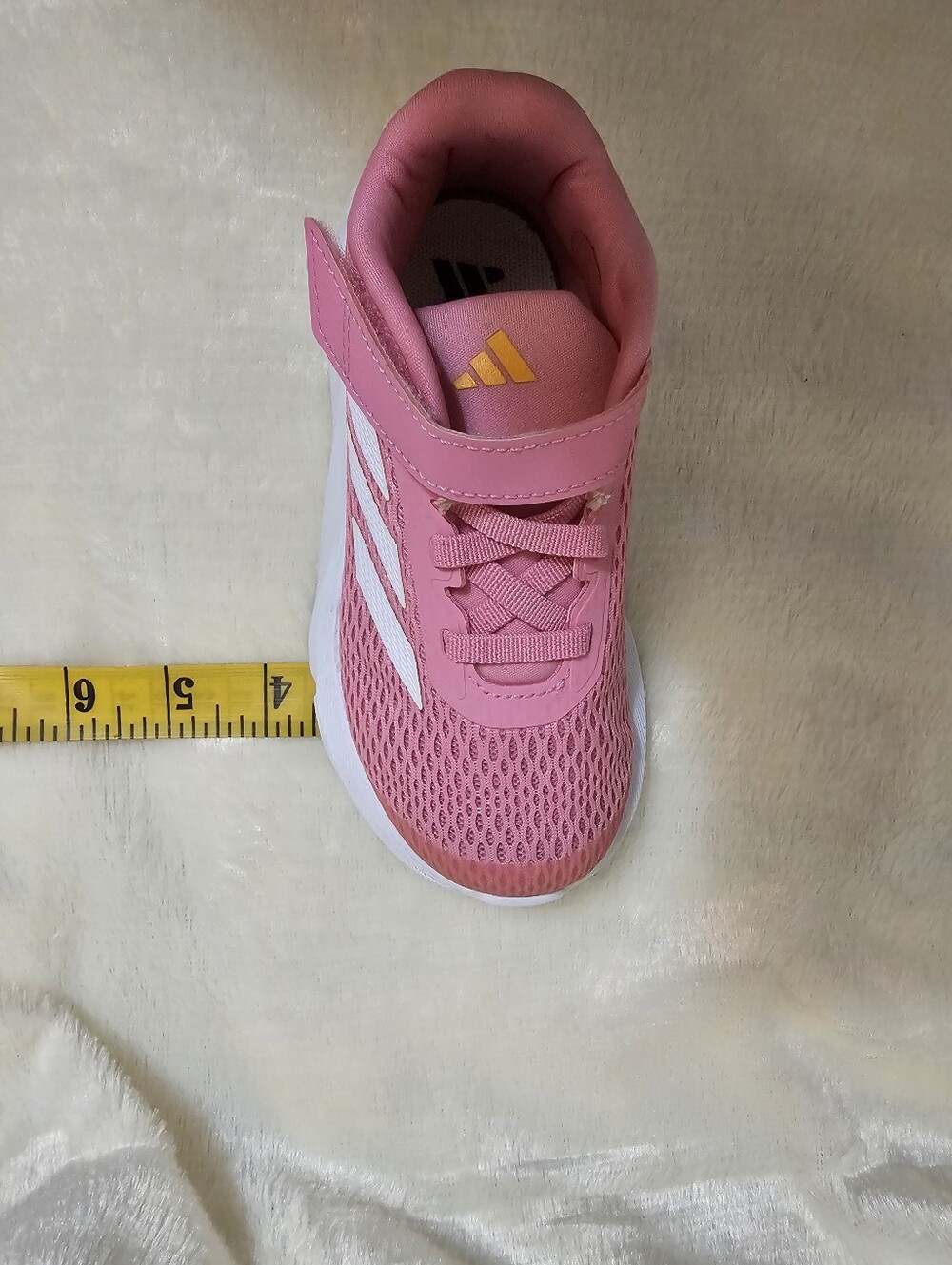 Adidas Duramo SL l'Bliss Pink Sneakers Shoes Girls Toddler Child Sz 9 Kids - Picture 6 of 14